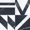 Gayafores Velvet Geo Negro 33,15x33,15