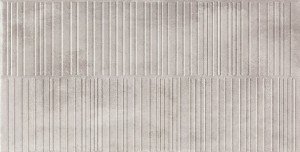 Pamesa Rlv. Essen Ash Matt 45x90 beżowe dekoracyjne płytki ze żłobieniami