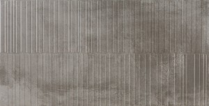 Pamesa Rlv. Essen Zircon Matt 45x90 hiszpańskie grafitowe dekoracyjne płytki ze żłobieniami