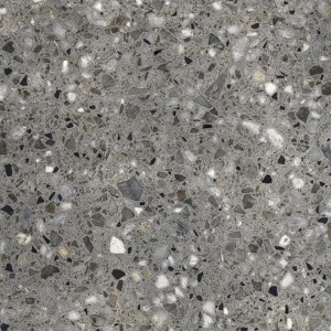 Saime Frammenta Grigio Roc 60x60-20 mm 8694675 strukturalna szara tarasowa płytka lastryko