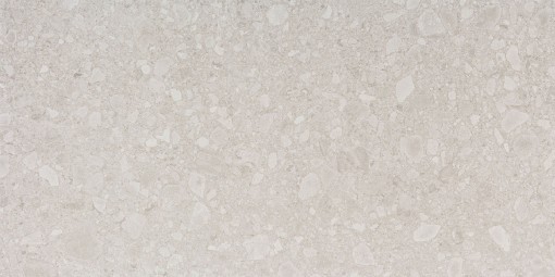 Płytka gresowa, podłogowa imitująca lastryko w białym kolorze, wykończenie powierzchni matowe, Pamesa Gransasso Bianco Matt 60x120