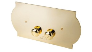 3SC Super Plaque SPL00 Ekskluzywny przycisk spłukujący do WC złoty