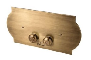 3SC Super Plaque SPL00 Ekskluzywny przycisk spłukujący do WC brąz