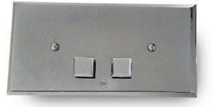 3SC Square Plaque SQL00 Przycisk spłukujący do misek wc chrom