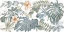 Płytka gresowa, podłogowa, dekoracyjna z motywem roślinnym, wykończenie powierzchni matowe, Pamesa Dec. Lifefull Tropic Matt 60x120