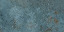 Płytka gresowa, podłogwa imitująca metal w niebieskim kolorze, wykończenie powierzchni matowe, Baldocer Bora-Bora Natural 60x120
