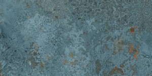 Baldocer Bora-Bora Natural 60x120 hiszpańska płytka podłogowa imitująca metal w niebieskim odcieniu