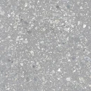 Gresowa podłogowa płytka imitująca szare lastryko z białym oczkiem Saime Grestone Grey Naturale 60x60 T680171