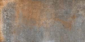Keraben Universe Oxide Natural 60x120 hiszpańskie płytki imitujące metal w odcieniu brązu