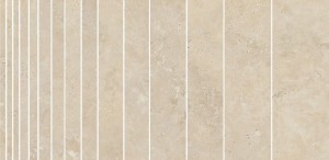  Marazzi Mystone Tivoli Beige Mosaico Tratti 30x60 MQH1 beżowa mozaika imitująca trawertyn