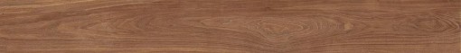 Ciemnobrazowa płytka gresowa Marazzi Nobilis Noce Classico 22,5x180 cm MQ98 wyróżnia się głębokim, nasyconym kolorem oraz wyraźnym usłojeniem, które idealnie odwzorowuje strukturę szlachetnego drewna orzechowego