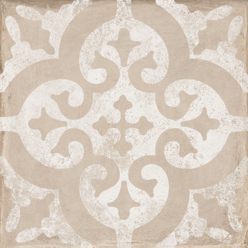 Keros Triana Flor Beige 25x25