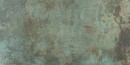 Płytka gresowa, podłogowa imitująca metal w zielonym kolorze, wykończenie powierzchni lappato, Pamesa Rusty Metal Moss Lappato 60x120