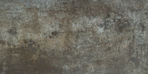 Płytka gresowa, podłogowa imitująca metal w grafitowym kolorze, wykończenie powierzchni matowe, Pamesa Rusty Metal Coal Lappato 60x120
