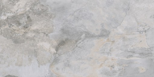 Płytka gresowa, podłogowa imitująca metal w szarym kolorze, wykończenie powierzchni lappato, Pamesa Slate Way Pearl Lappato 60x120