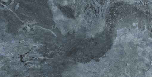 Płytka gresowa, podłogowa imitująca metal w niebieskim kolorze, wykończenie powierzchni matowe, Pamesa Slate Way Ocean Matt 30x60