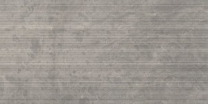 Caesar Portraits Rouen Groove 60x120 szara ryflowana płytka imitująca kamień