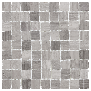 Dunin B&W Woodstone Grey Bend 32 Matt 30,5x30,5 kamienna szara rustykalna kamienna mozaika podłogowo ścienna