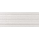 Płytka ścienna w kolorze białym, strukturalna powierzchnia Porcelanosa Capri Lineal Bone 45x120 100202545