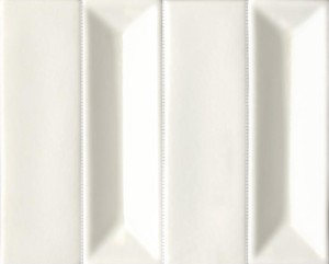 Lantic Colonial Bruma White 20x25,5 100347814 biała szklana mozaika dekoracyjna