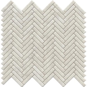 Lantic Colonial Herringbone Nantes Caliza 26x28 100351891 hiszpańska mozaika dekoracyjna imitująca kamień w szarym odcieniu
