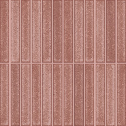 Strukturalna, lamelaowana płytka ścienna w czerwonym kolorze Peronda/Harmony Crisp Cherry 20x20
