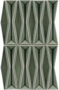 Lantic Colonial Kronos Jade 21,3x35,1 100363570 hiszpańska dekoracyjna mozaika szklana w zielonym odcieniu