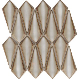 Lantic Colonial Tusk Silver 31x31,5 100363575 mozaika dekoracyjna szklana w brązowym odcieniu