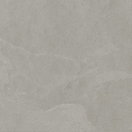 Płytka gresowa imitująca kamień, w kolorze szarym, strukturalna powierzchnia Caesar Slab2 Cloud Grip 60x60