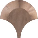 Mozaika ścienna, dekoracyjna, imitująca metal w kształcie łuski w brązowym odcieniu, Lantic Colonial Gravity Aluminium Torya Copper 20x11 100363576