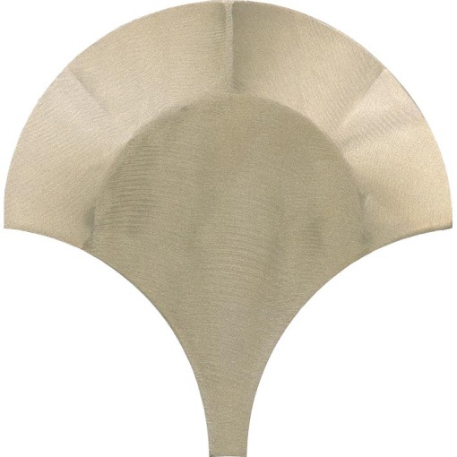 Mozaika ścienna, dekoracyjna imitująca metal w złotym kolorze, w kształcie łuski, Lantic Colonial Gravity Aluminium Torya Gold 20x11 100363577