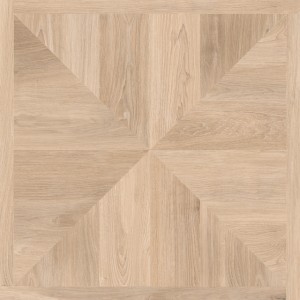 Marmara Bari Naturale Matt 60x60 jasno-beżowa drewniana płytka w stylu klasycznej klepki