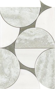 Lantic Colonial Loop Jade 20,3x30 100363523 hiszpańska mozaika dekoracyjna imitująca kamień w szarym kolorze