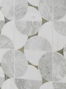 Mozaika ścienna, dekoracyjna imitująca kamień w szarym odceniu, Lantic Colonial Loop Jade 20,3x30 100363523 położona na ścianie