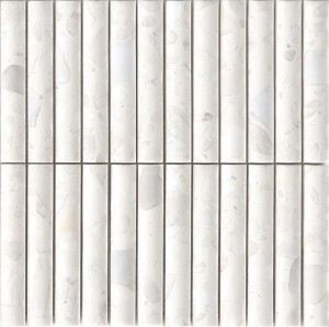 Lantic Colonial Terra Light 30x30 100380617 hiszpańska mozaika dekoracyjna w białym odcieniu lastryko imitująca kamień