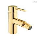 Ponadczasowa elegancka złota stojąca bateria bidetowa Oltens Molle 31300800 w stylu glamour