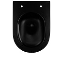 Oltens Hamnes Stille miska WC wisząca 42522300 w czarnym kolorze