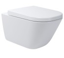 Oltens zestaw Hadsel miska WC wisząca z deską wolnoopadającą Slim 42540000 wykończenie w eleganckiej bieli