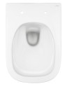 Oltens zestaw Gulfoss miska WC wisząca biała z z deską wolnoopadającą 42008000 Elegancka miska WC w zestawie z deską w  klasycznej bieli