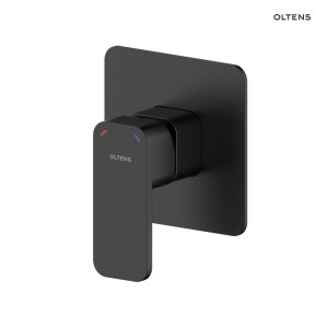 Oltens Hadsel bateria prysznicowa podtynkowa czarna nowoczesna 33106300