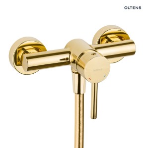 Oltens Molle bateria prysznicowa naścienna złota klasyczna w stylu glamour 33000800