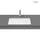 Umywalka podblatowa prostokątna w klasycznej bieli z powłoką SmartClean - Oltens Drammen 48x36,5 cm 40606000
