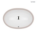 Umywalka podblatowa owalna Oltens Gapa 61x41 cm w kolorze klasycznej bieli 40105000
