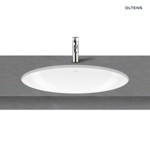  Oltens Gapa umywalka 61x41 podblatowa owalna w kolorze klasycznej bieli 40105000
