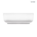 Umywalka biała nablatowa kwadratowa Oltens Hadsel 38,5x38,5 cm z ochronną powłoką SmartClean 40807000