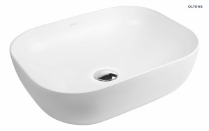  Oltens Josen umywalka 50x39,5 owalna nablatowa biała 40305000