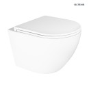 ltens Hamnes Kort miska WC wisząca PureRim z powłoką SmartClean biała 42519000 Stylowa, nowoczesna miska WC łącząca funkcjonalność z estetyką w białym odcieniu. Brak Deski w zestawie