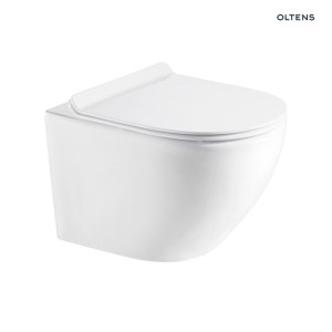 Oltens Hamnes miska WC wisząca PureRim z powłoką SmartClean biała 42513000