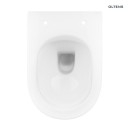 Oltens Hamnes Kort Stille miska WC wisząca PureRim biała 42024000 Nowoczesna miska WC  o eleganckim  minimalistycznym designie. Brak deski w zestawie