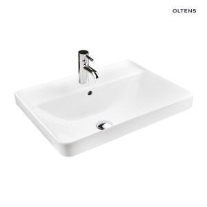  Oltens Kolma umywalka 61x47,5 wpuszczana w blat prostokątna biała 41208000